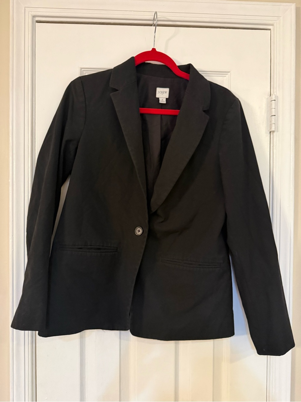 J. Crew Black Single-Button Women's Blazer
